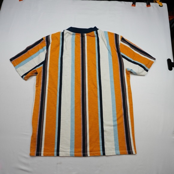 GUESS Los Angeles Men's Size S (20.5x27.5) Striped T-Shirt Short Sleeve Embroid - Picture 12 of 15